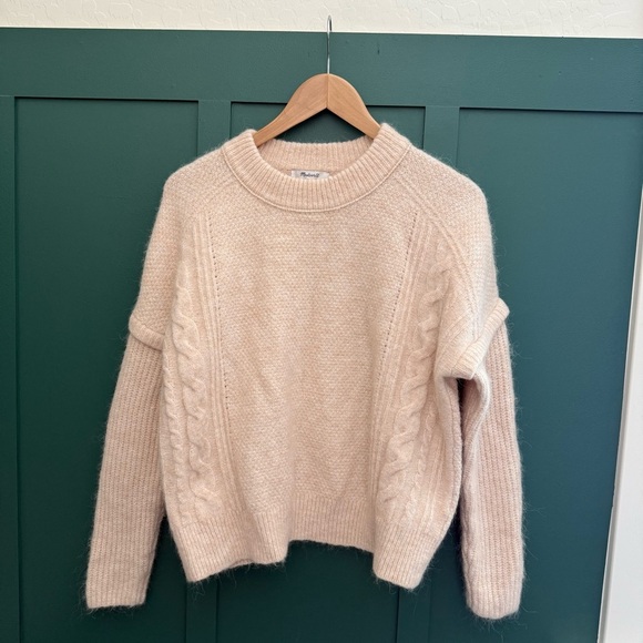 Madewell Havener Cable Pullover Sweater - Picture 2 of 11